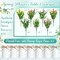 7-Set Artificial Flower Centerpieces – Colorful Faux Flowers & Eucalyptus in Metal Pots for Home & Outdoor Decor
